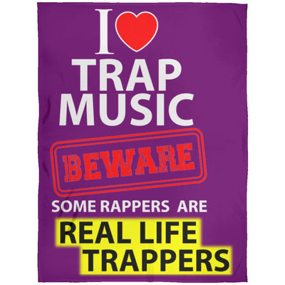 I Love Trap Music-(Dark) Arctic Fleece Blanket 60x80