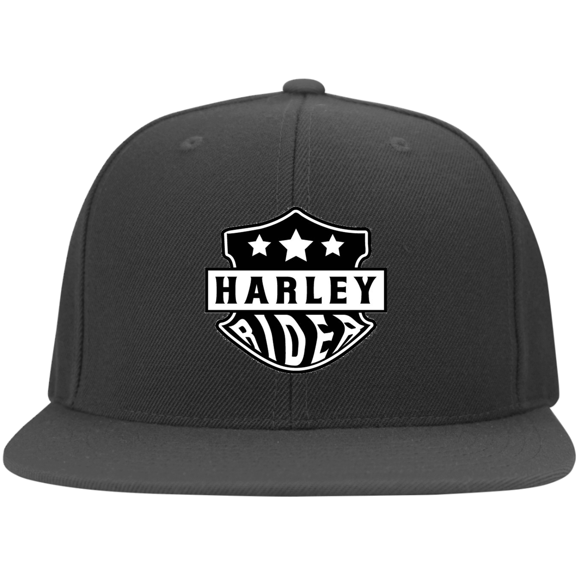 Harley Rider Flat Bill Twill Flexfit Cap