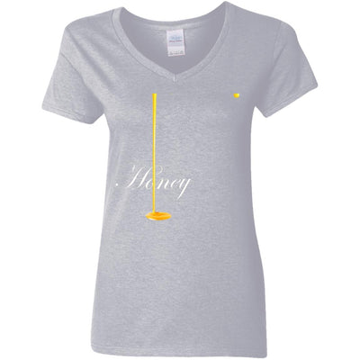 Honey Ladies' V-Neck T-Shirt