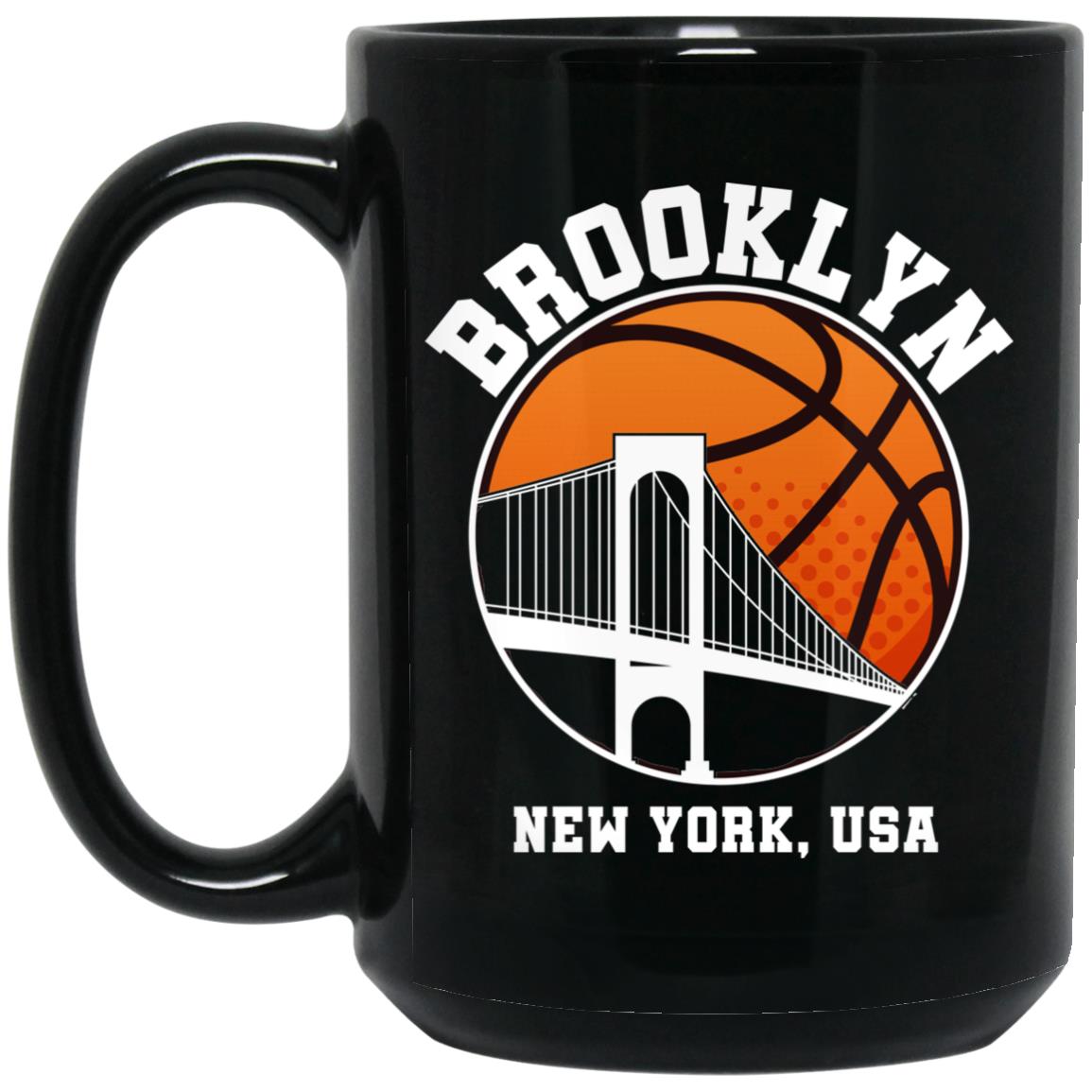 Brooklyn 001 Black Mug (15 0z,)