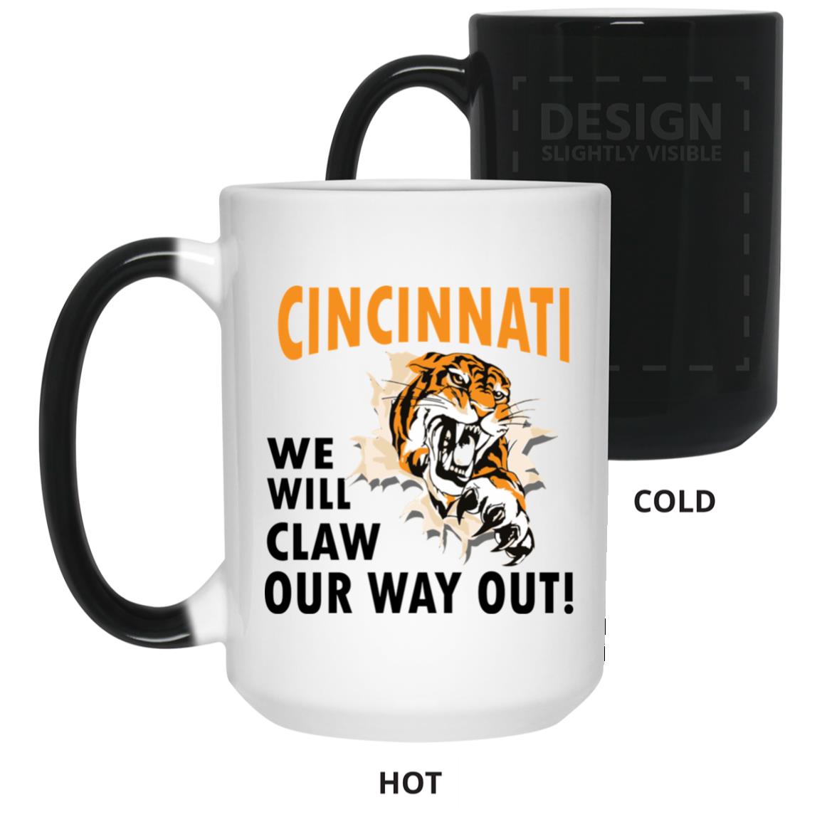 Cincinnati Claw Our Way Out- Color Changing Mug
