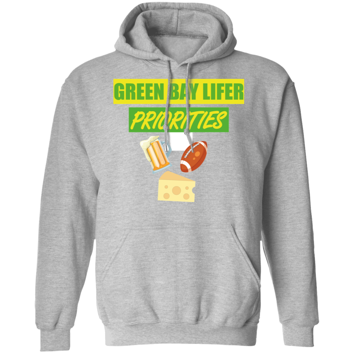 Green Bay Lifer Pullover Hoodie