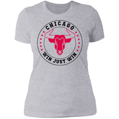 Chicago WJW-red stars Ladies' Boyfriend T-Shirt