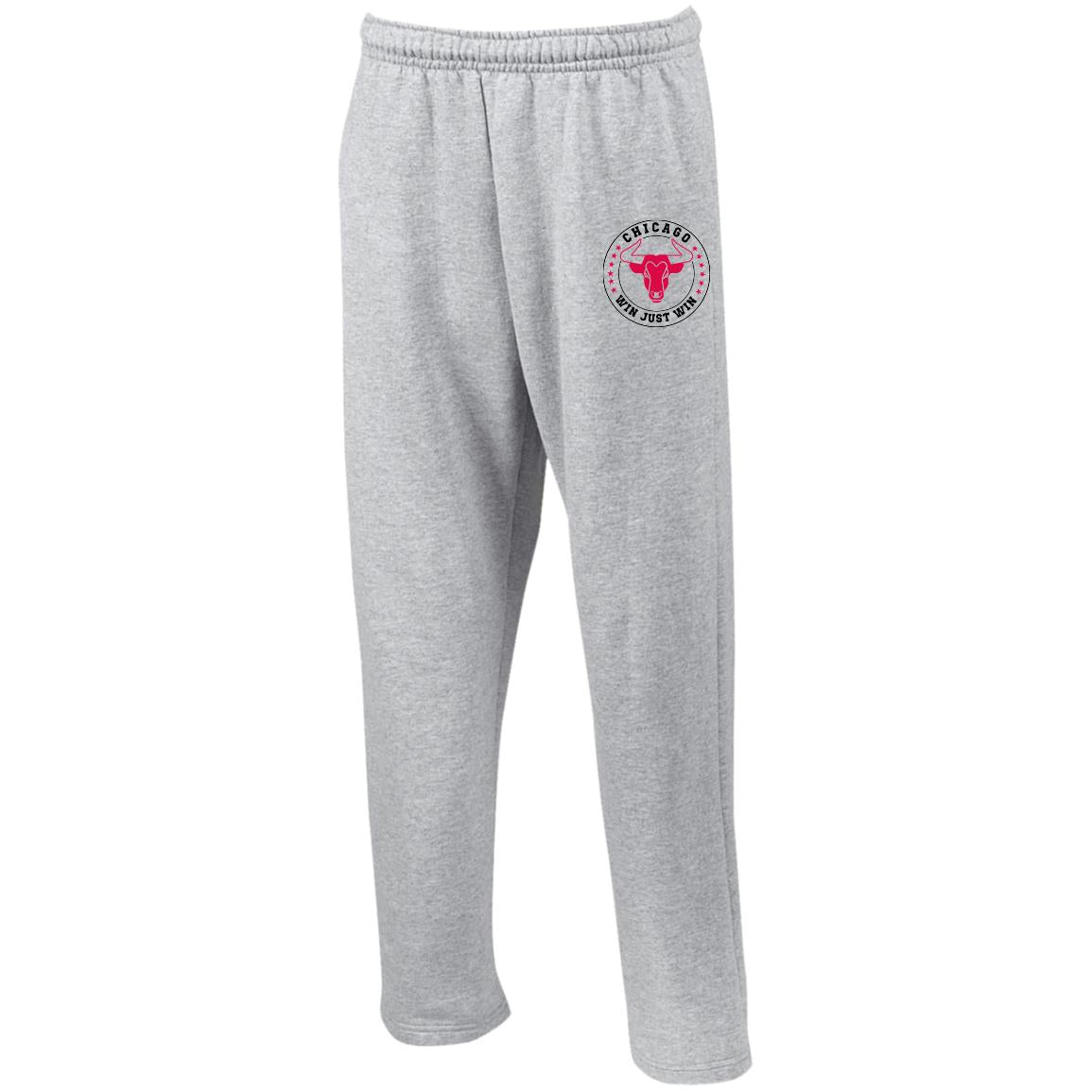 Chicago  W.J.W  Open Bottom Sweatpants with Pockets