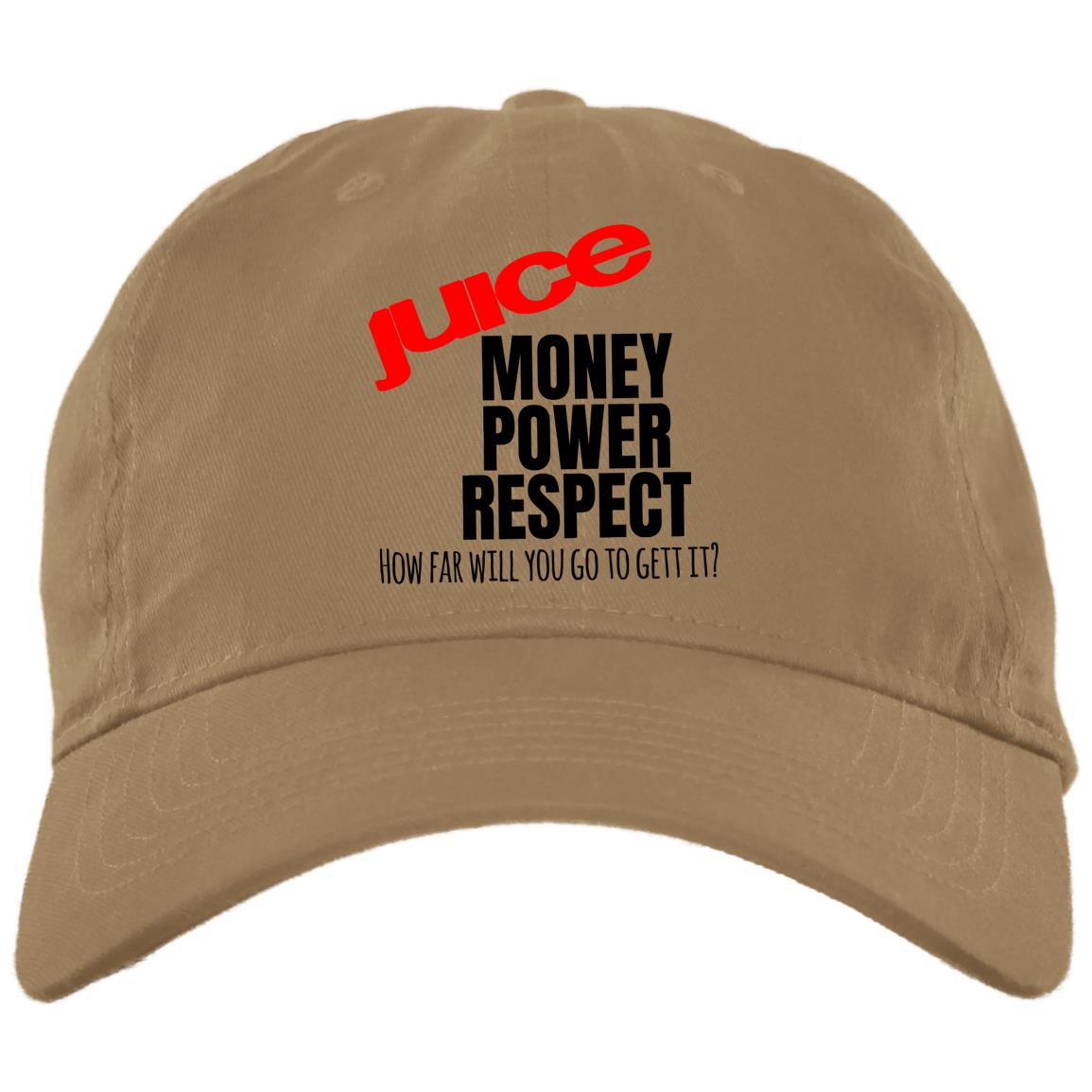 Juice-Brushed Twill Unstructured Dad Cap