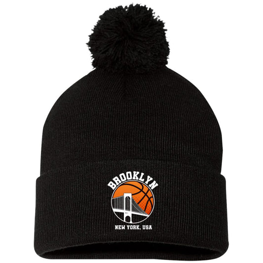 Brooklyn Pom Pom Knit Cap