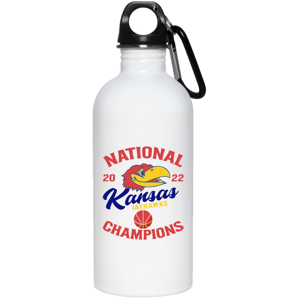 2022 Men's Basketball National  Champion Stainless Steel Water Bottle