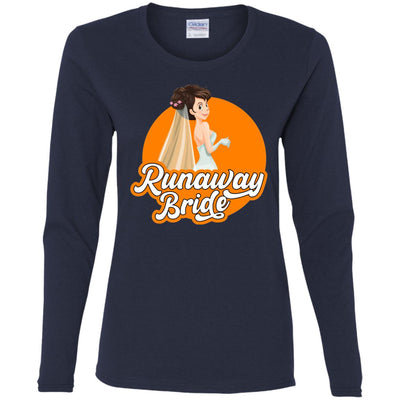Runaway Bride Ladies' Cotton LS T-Shirt