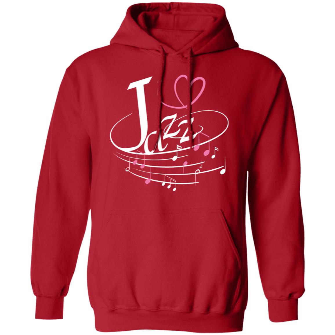 I Love Jazz Pullover Hoodie