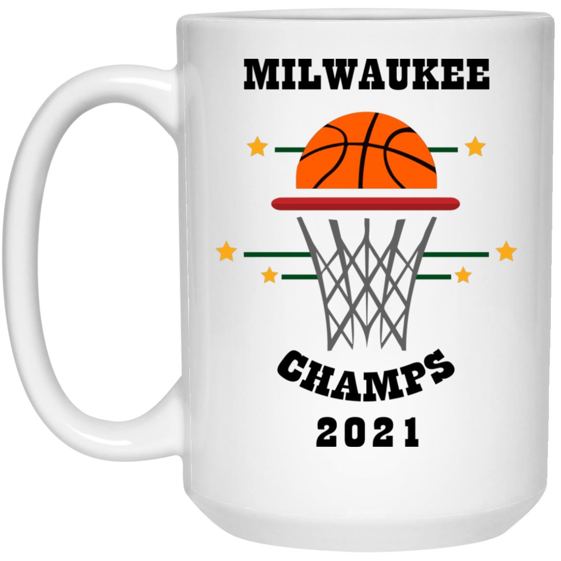 Milwaukee  2021 Champs White Mug (15 oz)