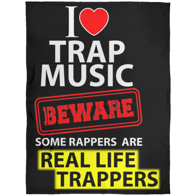 I Love Trap Music-(Dark) Arctic Fleece Blanket 60x80