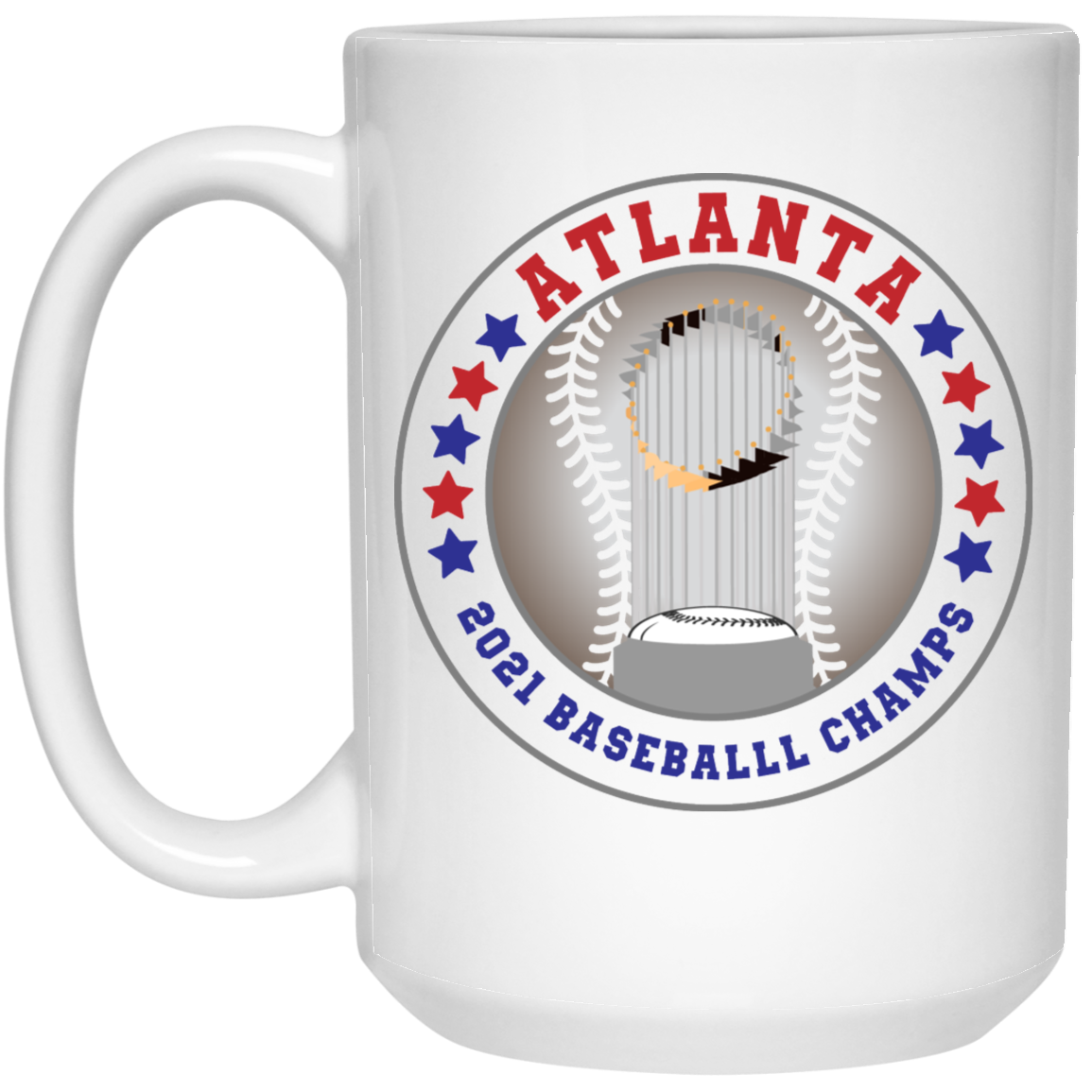 Atlanta Baseball Trophy  Coffee Mug (15 oz.)
