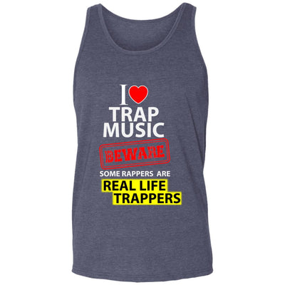 I Love Trap Music Unisex Tank (Dark Colors)