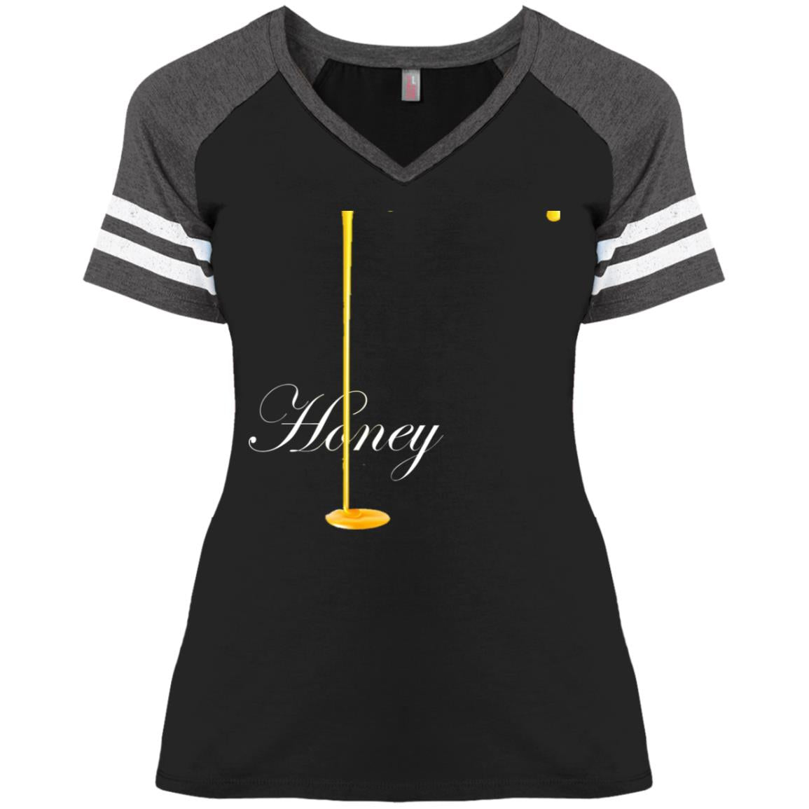 Honey-Ladies' Game V-Neck T-Shirt