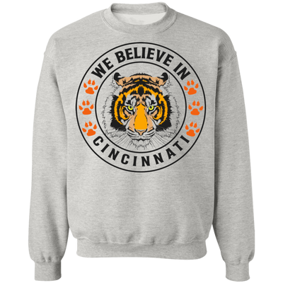 Cincinnati -We Believe Z65 Crewneck Pullover Sweatshirt