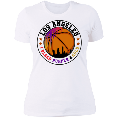 Los Angeles- I Bleed design Ladies' Boyfriend T-Shirt
