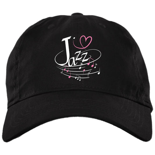 I Love Jazz Twill Unstructured Dad Cap