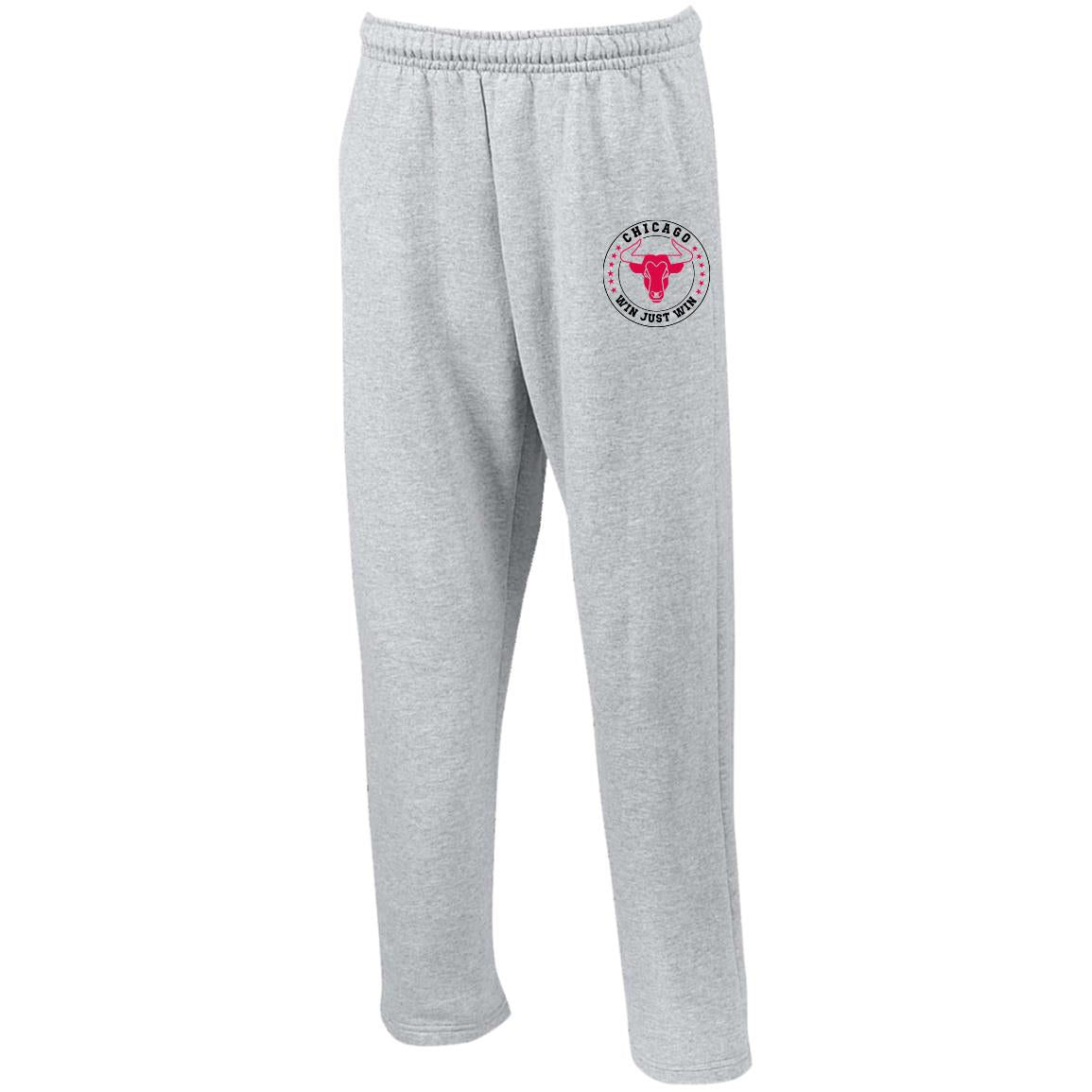 Chicago  W.J.W  Open Bottom Sweatpants with Pockets