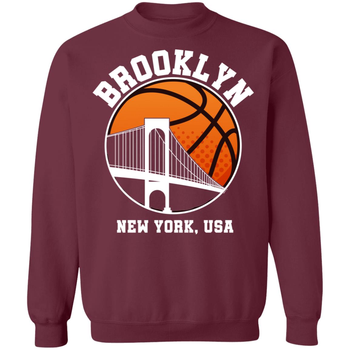 Brooklyn Crewneck Pullover Sweatshirt