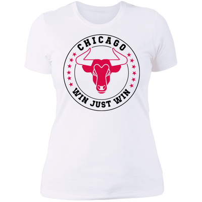 Chicago WJW-red stars Ladies' Boyfriend T-Shirt