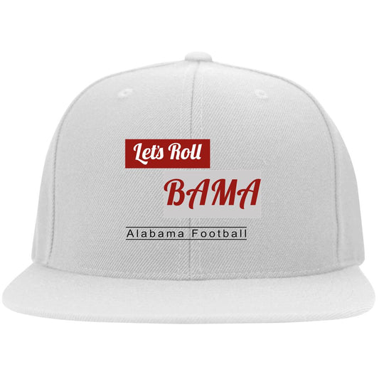 Let's Roll Bama Flat Bill Twill Flexfit Cap